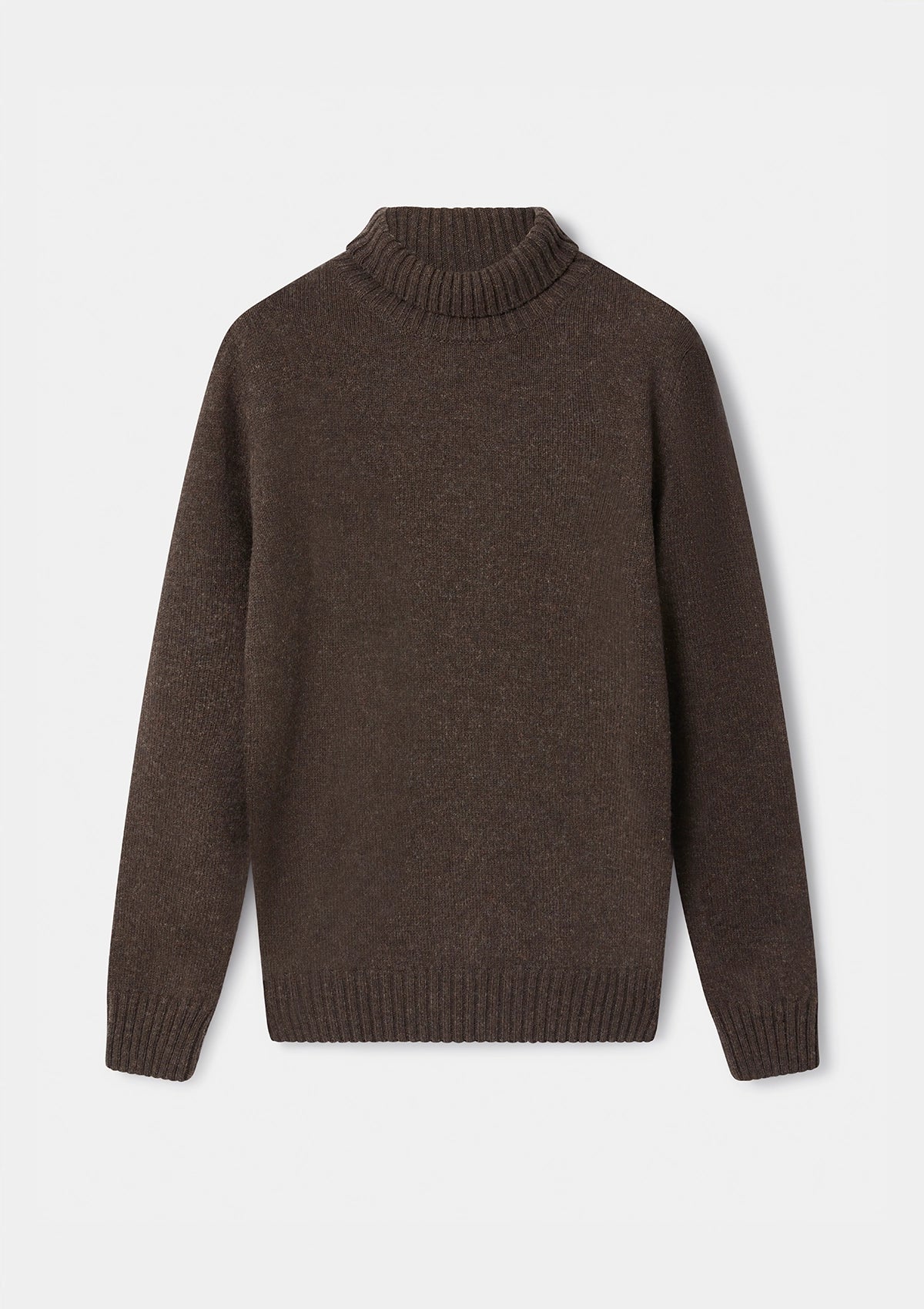 Cocoa Melange Roll Neck Jumper, Knitwear - SIRPLUS