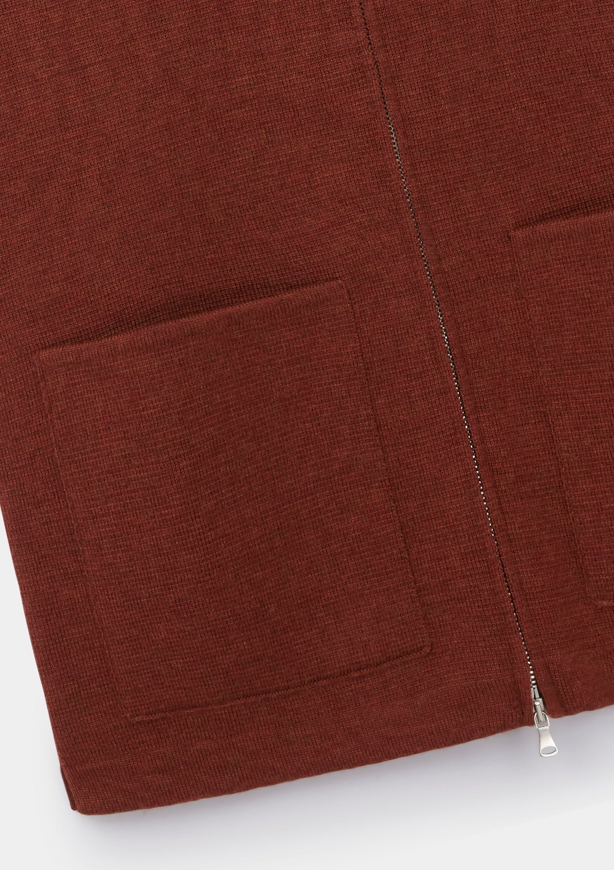 Copper Merino Knit Gilet