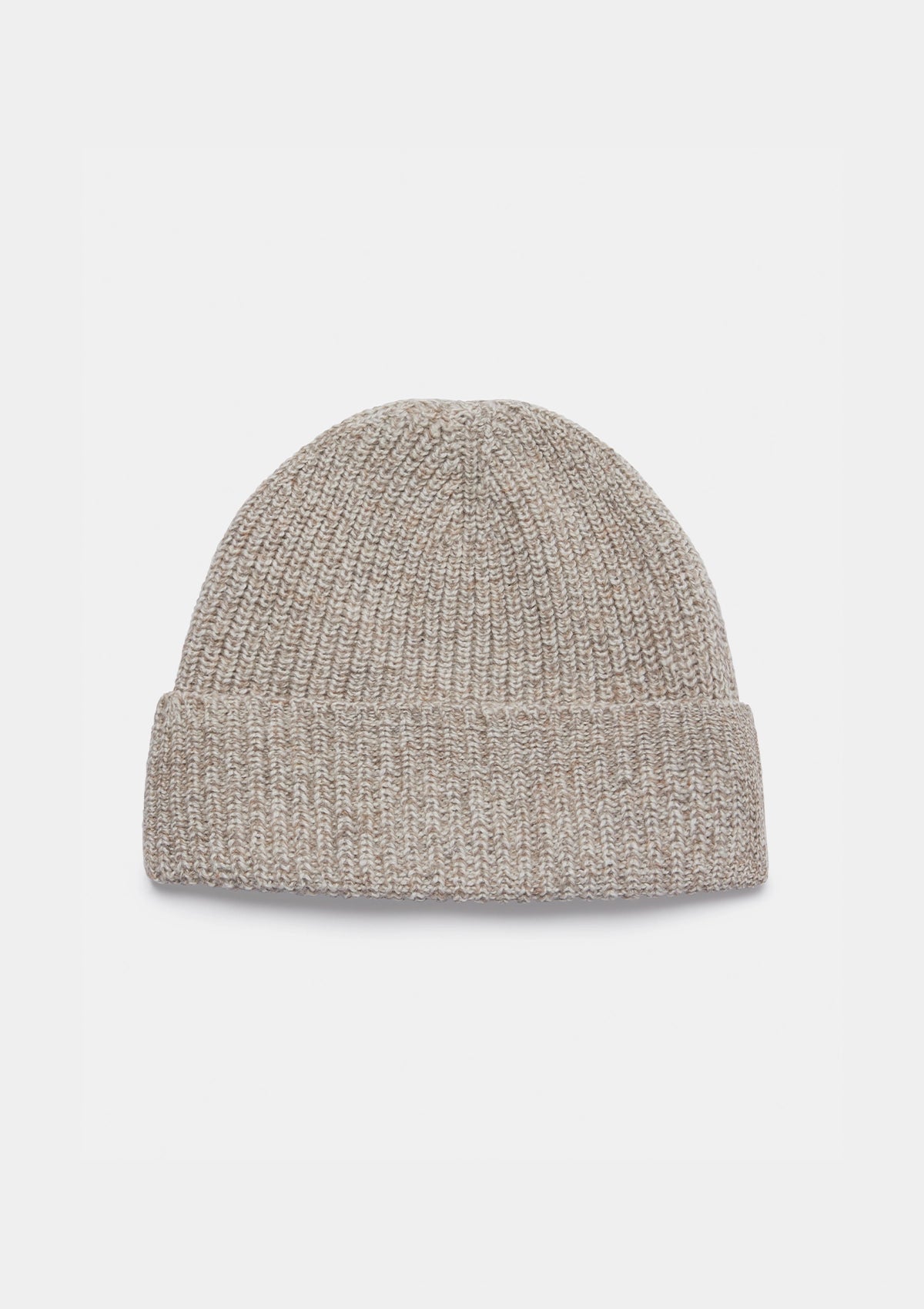 Cream Melange Beanie, Hats - SIRPLUS