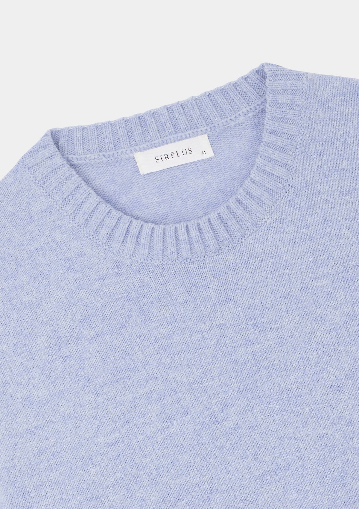 Pale Lavender Lambswool Crew Neck Jumper