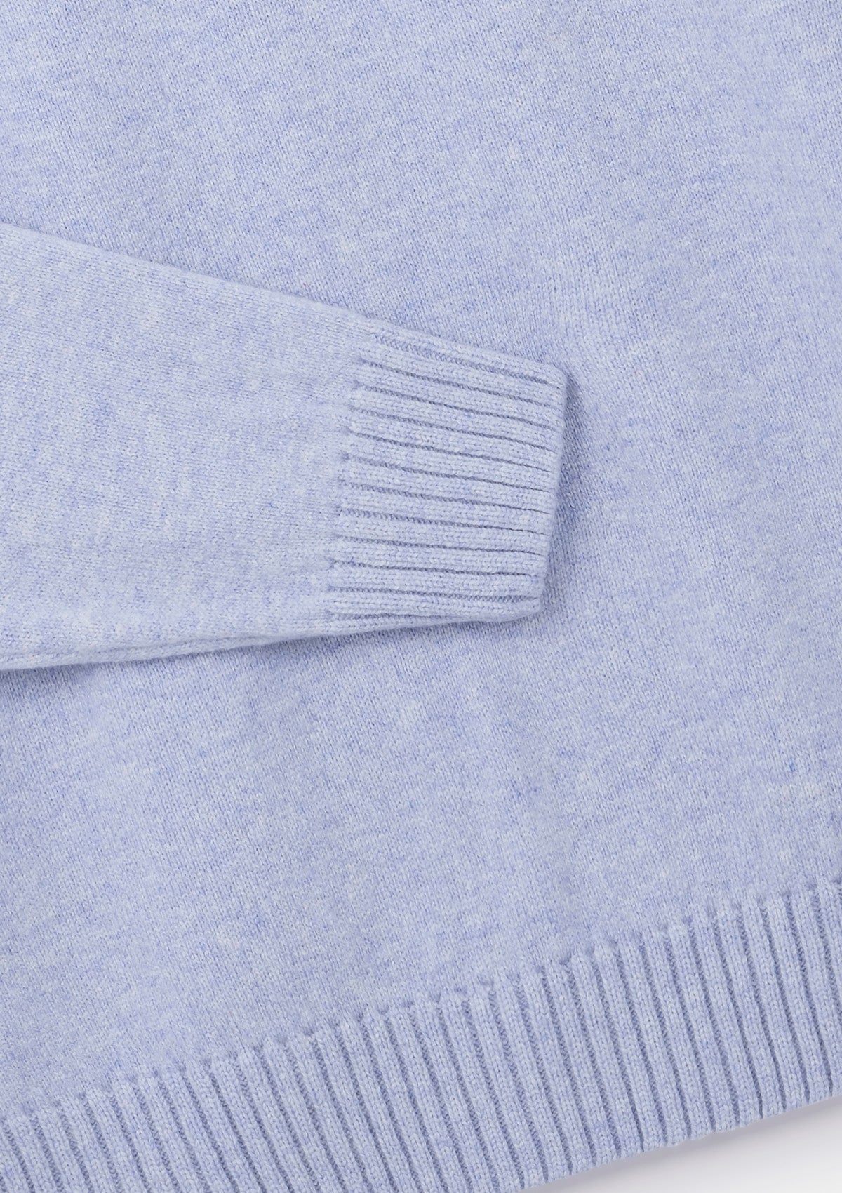 Pale Lavender Lambswool Crew Neck Jumper