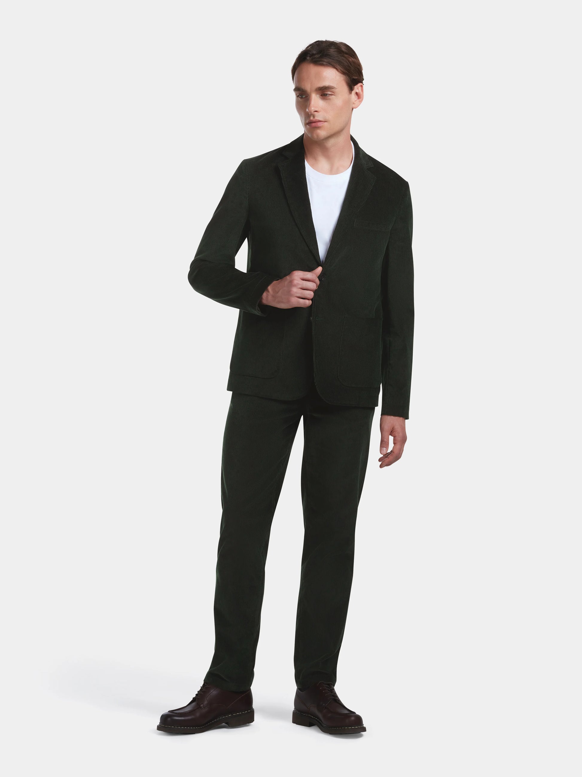 Forest Green Cotton-Corduroy Blazer, Blazer - SIRPLUS