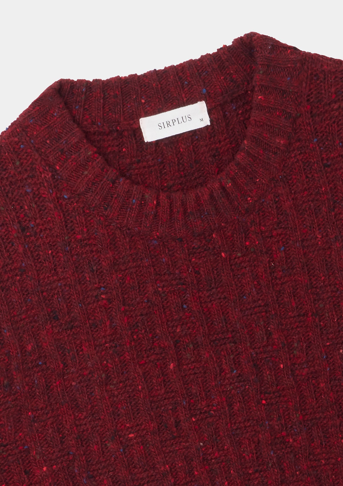 Garnet Deadstock Donegal Jumper, Knitwear - SIRPLUS