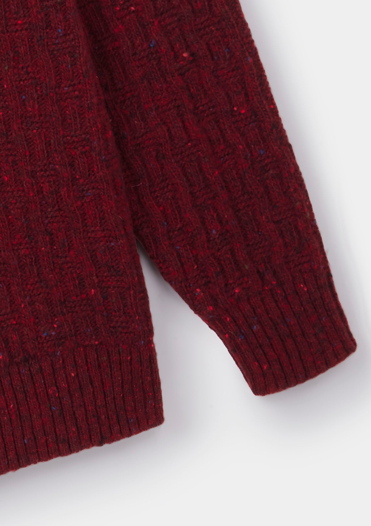 Garnet Deadstock Donegal Jumper, Knitwear - SIRPLUS