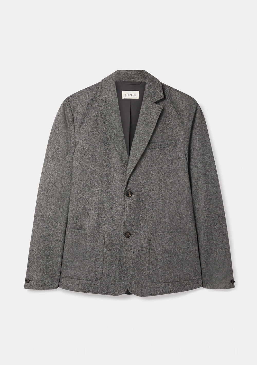 Grey Salt & Pepper Wool Blazer | SIRPLUS