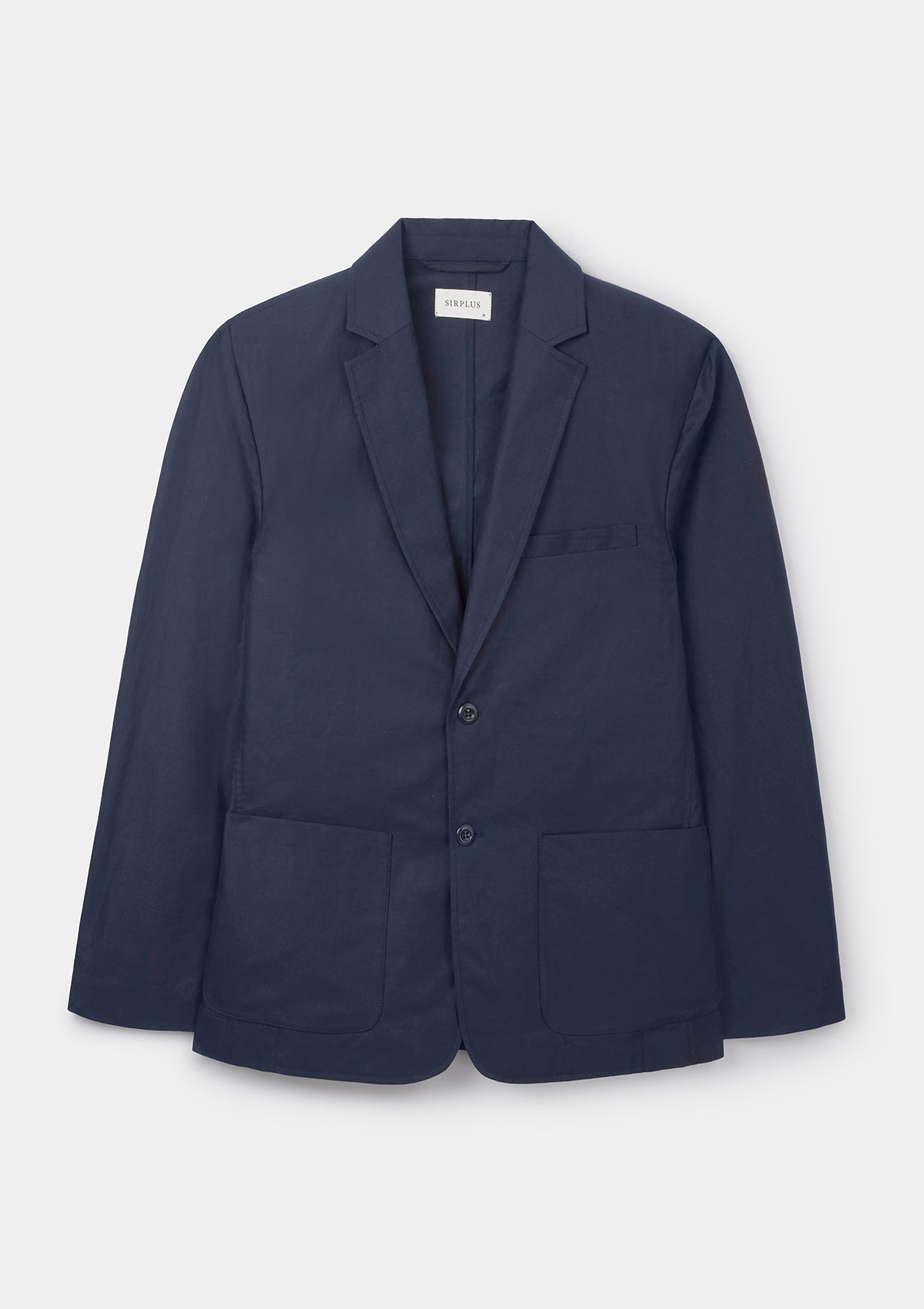 Ink Navy Cotton Linen Blazer, Blazer - SIRPLUS