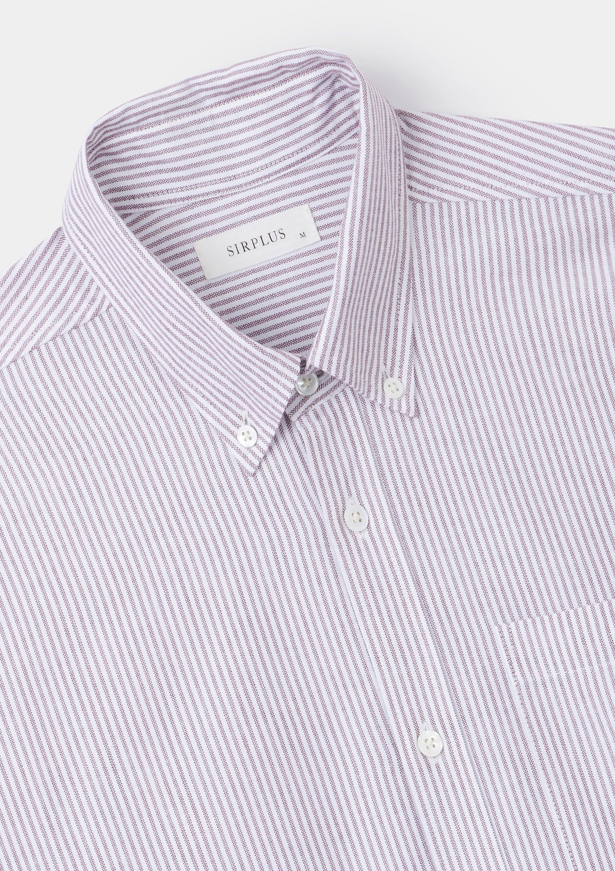Mahogany Stripe Oxford Button-Down Shirt