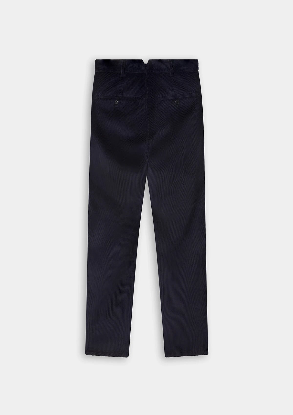 Navy Cotton-Corduroy Casual Trouser, Casual Trousers - SIRPLUS