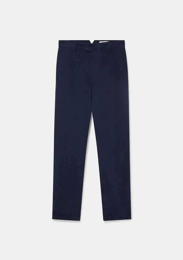 Navy Cotton Twill Chinos, Casual Trousers - SIRPLUS