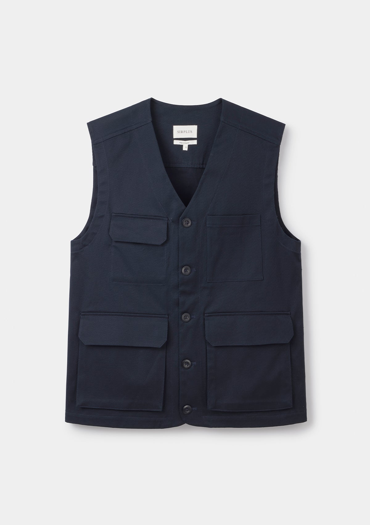 Navy Utility Gilet, Gilet - SIRPLUS