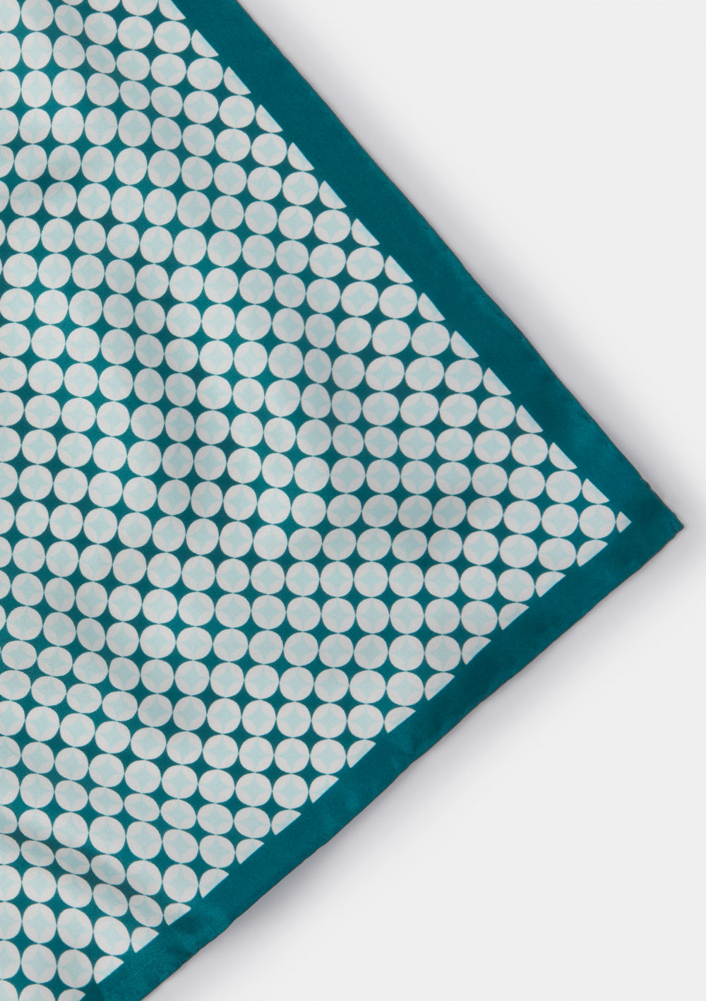 Pacific Blue Silk Pocket Square, Pocket Square - SIRPLUS