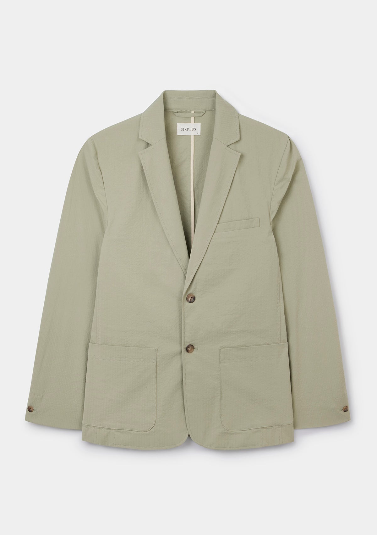 Sage Cotton Seersucker Blazer, Blazer - SIRPLUS