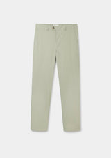 Sage Seersucker Cotton Chinos, Casual Trousers - SIRPLUS