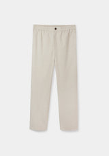 Sand Cotton Linen Drawstring Trousers, Casual Trousers - SIRPLUS