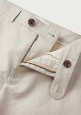 Sand Cotton Linen Shorts, Shorts - SIRPLUS