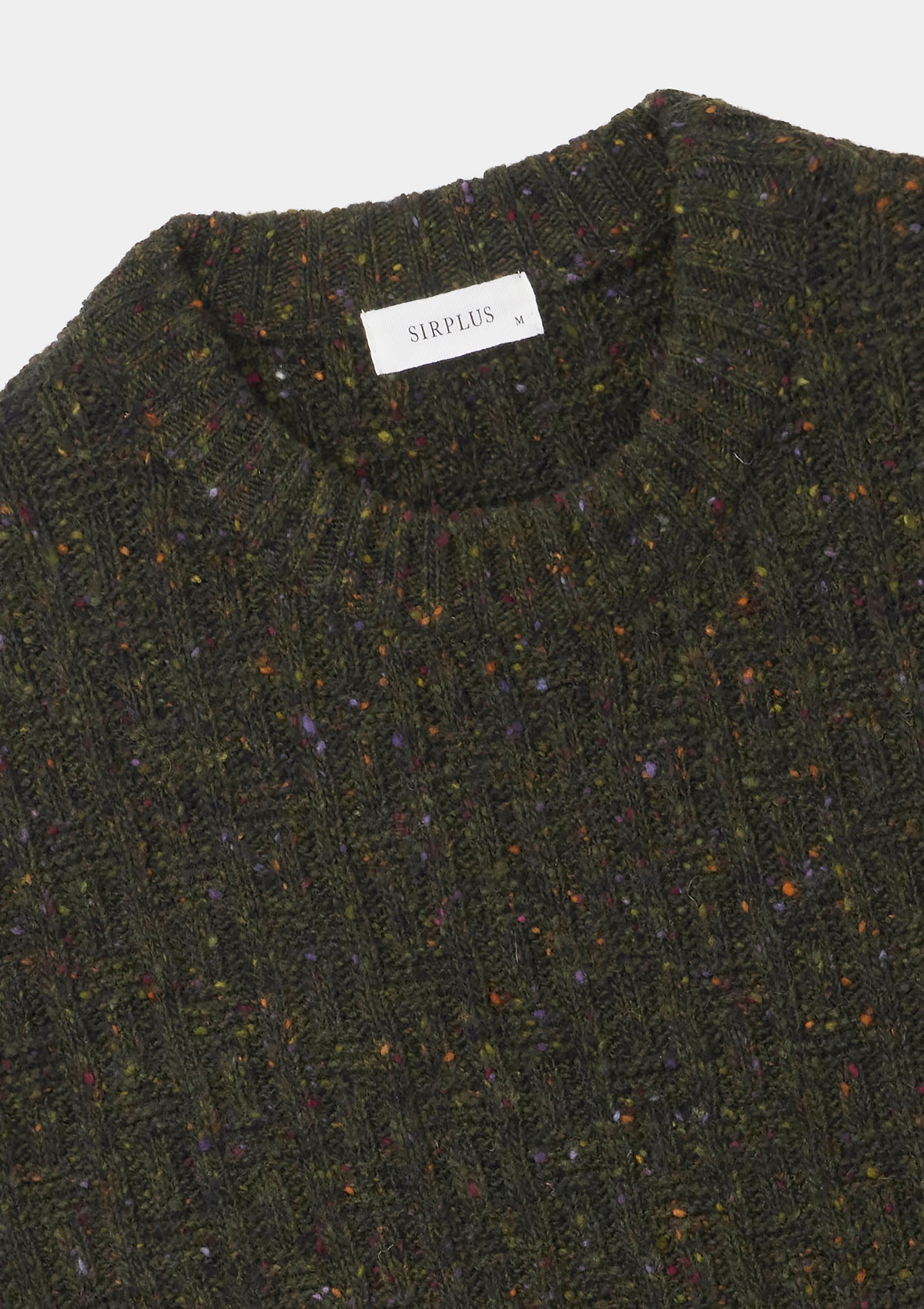 Thicket Green Donegal Jumper, Knitwear - SIRPLUS