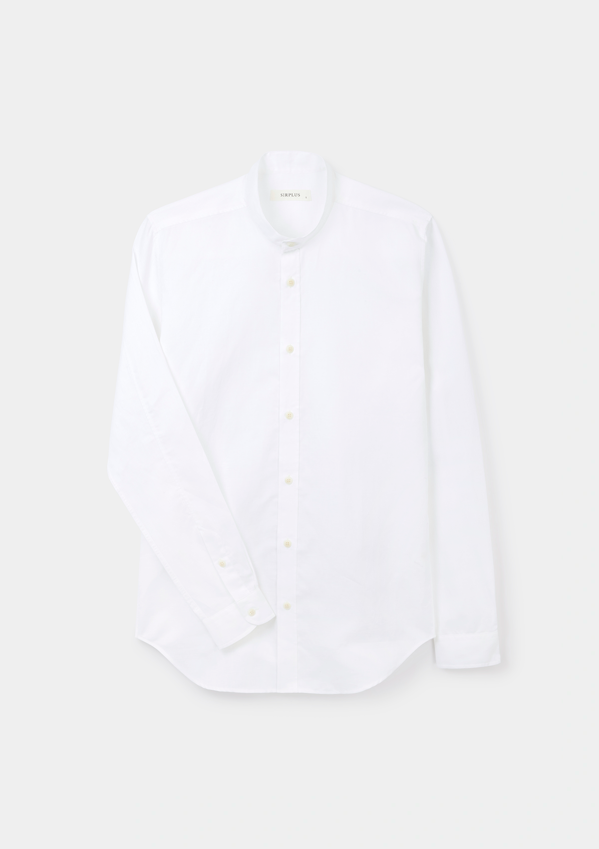 White Cotton Linen Grandad Shirt, Grandad Shirt - SIRPLUS