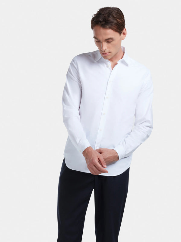 White Oxford Shirt, Collar Shirt - SIRPLUS