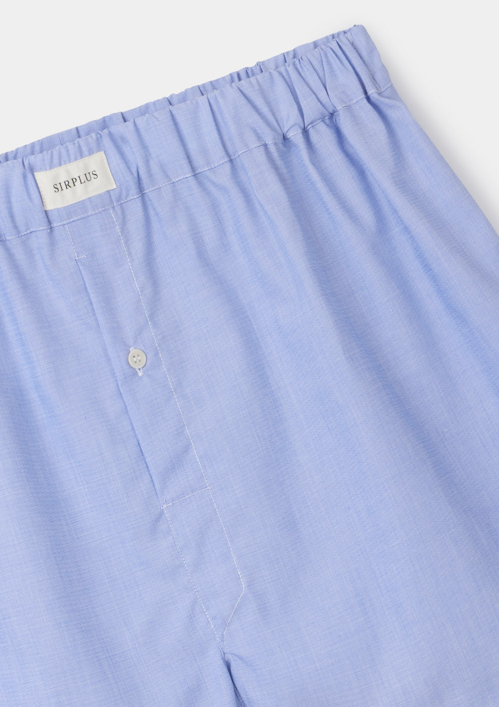Blue Chambray Cotton Boxer Shorts