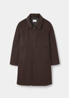 Coffee Cashmere Raglan Overcoat, Coat - SIRPLUS