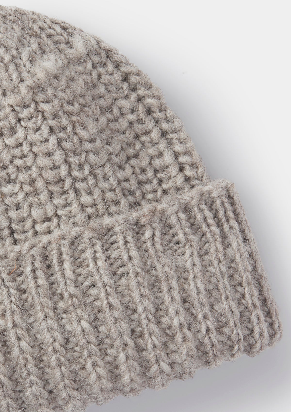 Grey Undyed Wool Gatherers SIRPLUS Fisherman Cap, Hats - SIRPLUS