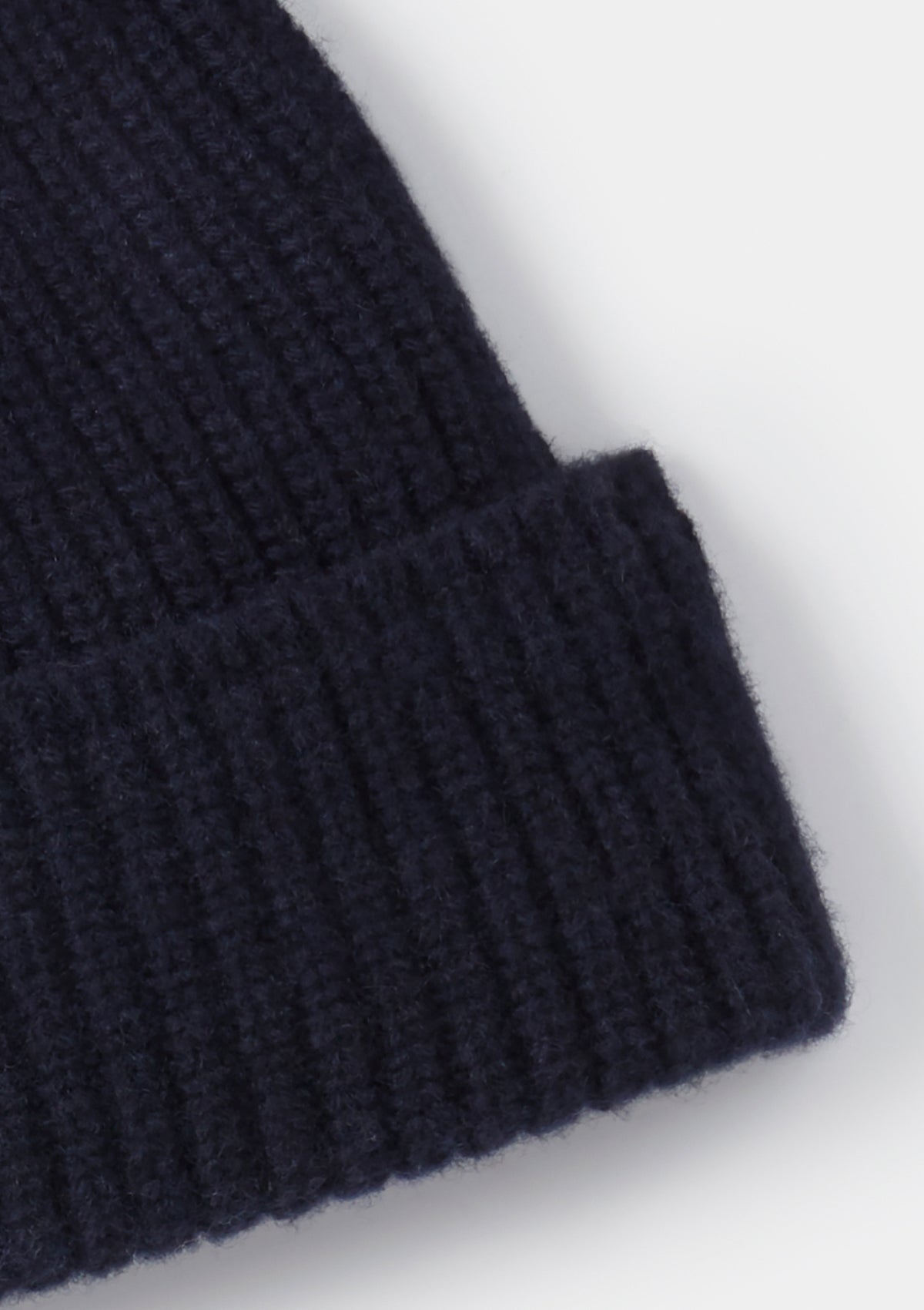 Navy Cashmere Beanie