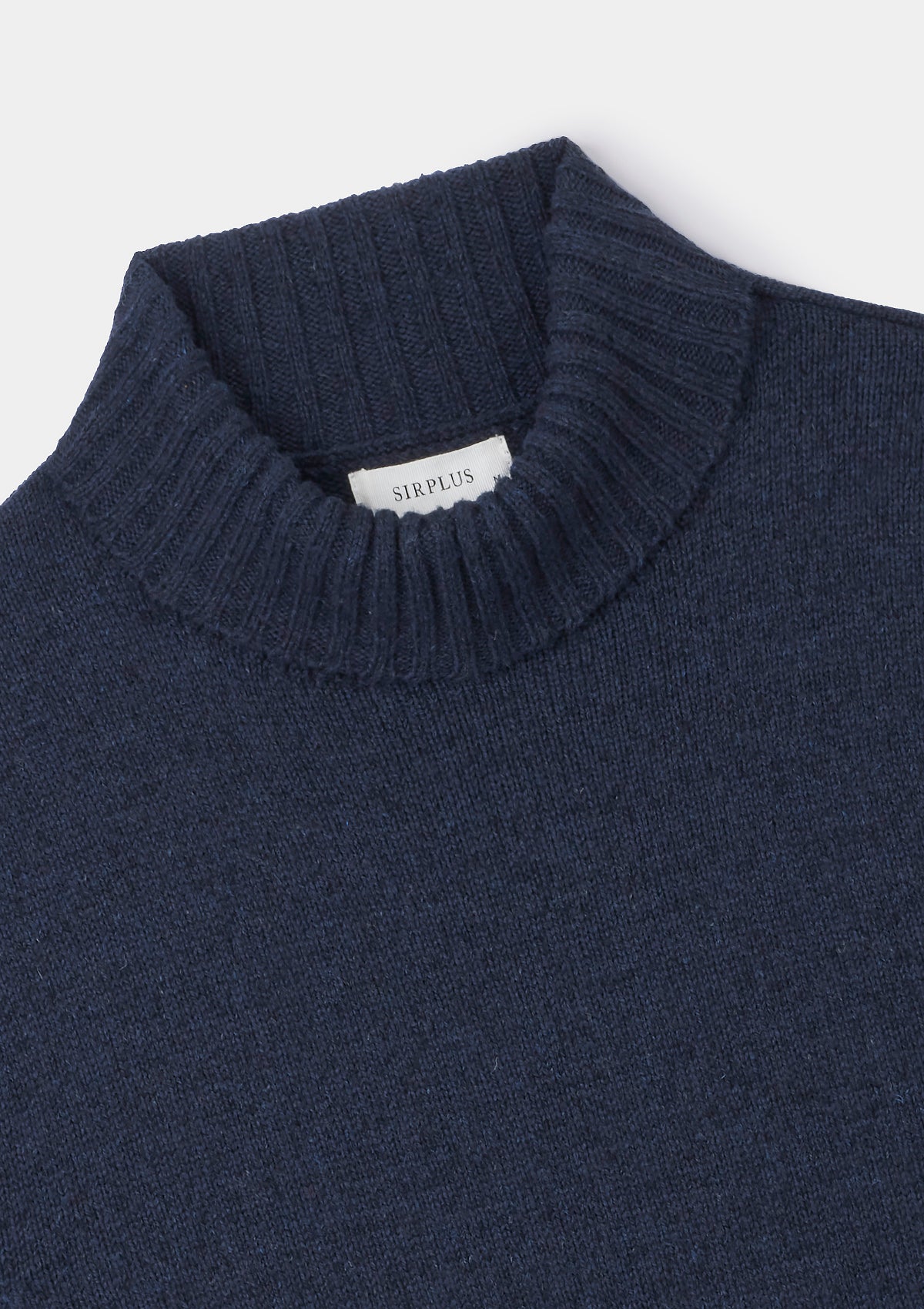 Navy Marl Rollneck Jumper, Roll Neck Jumper - SIRPLUS