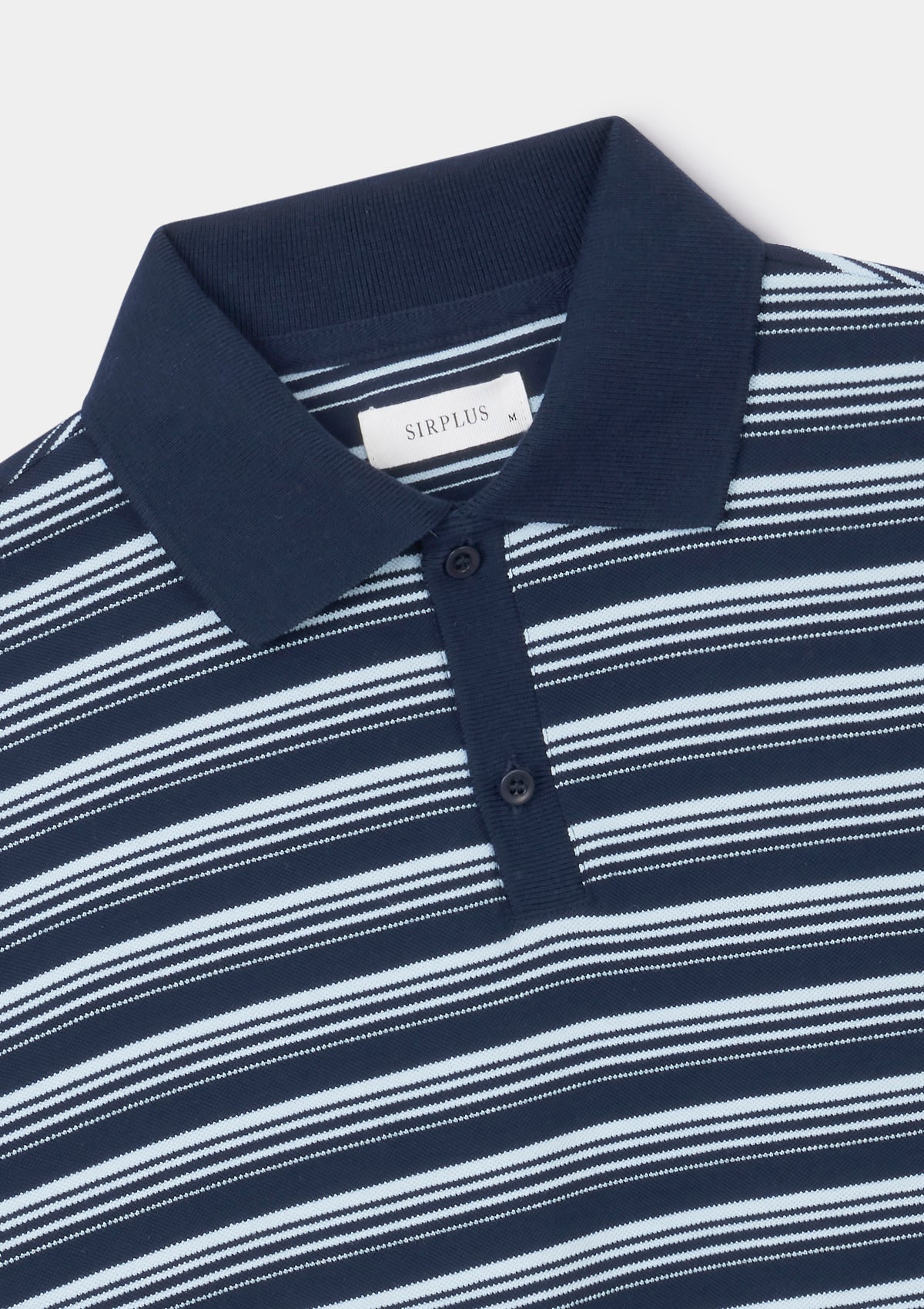 Navy Stripe Tennis Polo, Polo Shirt - SIRPLUS