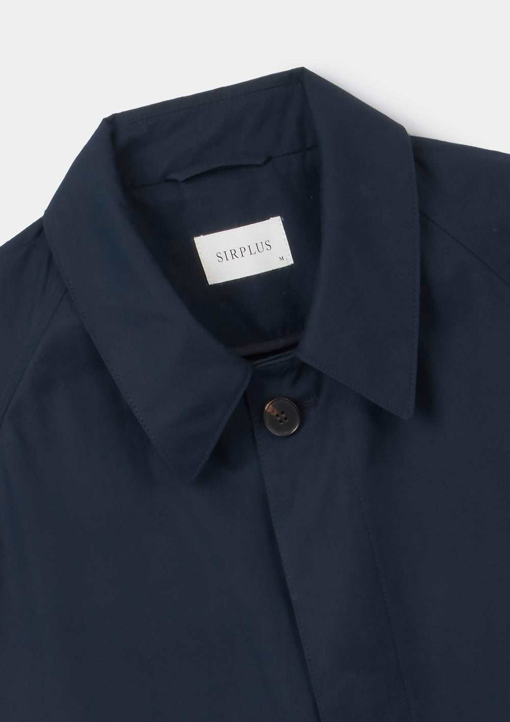 Navy Ventile Cotton Mac, Coat - SIRPLUS