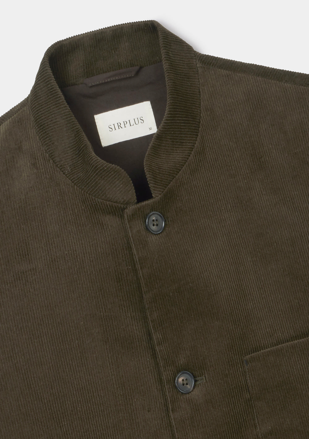 Nettle Green Corduroy Nehru Waistcoat