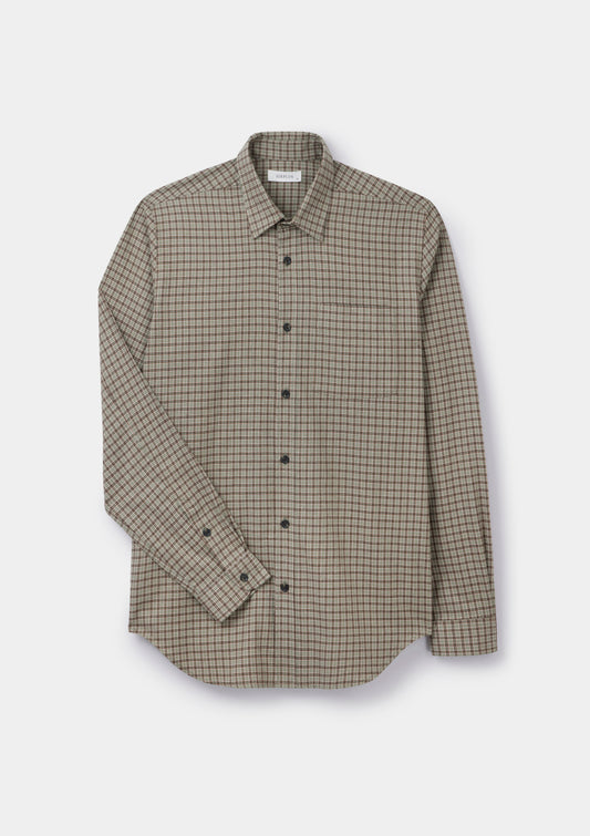 Sage Check Flannel Shirt