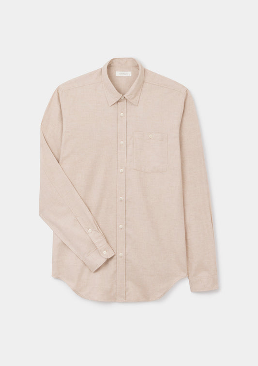 Sand Cotton Cashmere Shirt