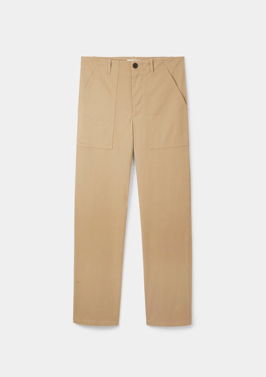 Sand Cotton Utility Trouser by SIRPLUS