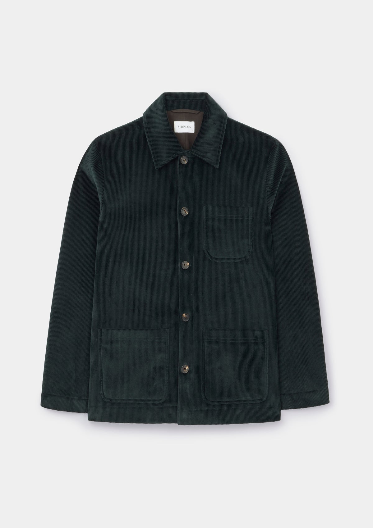 Shadow Green Cotton-Corduroy Chore Jacket