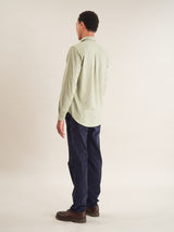 Pistachio Green Cotton Cashmere Shirt