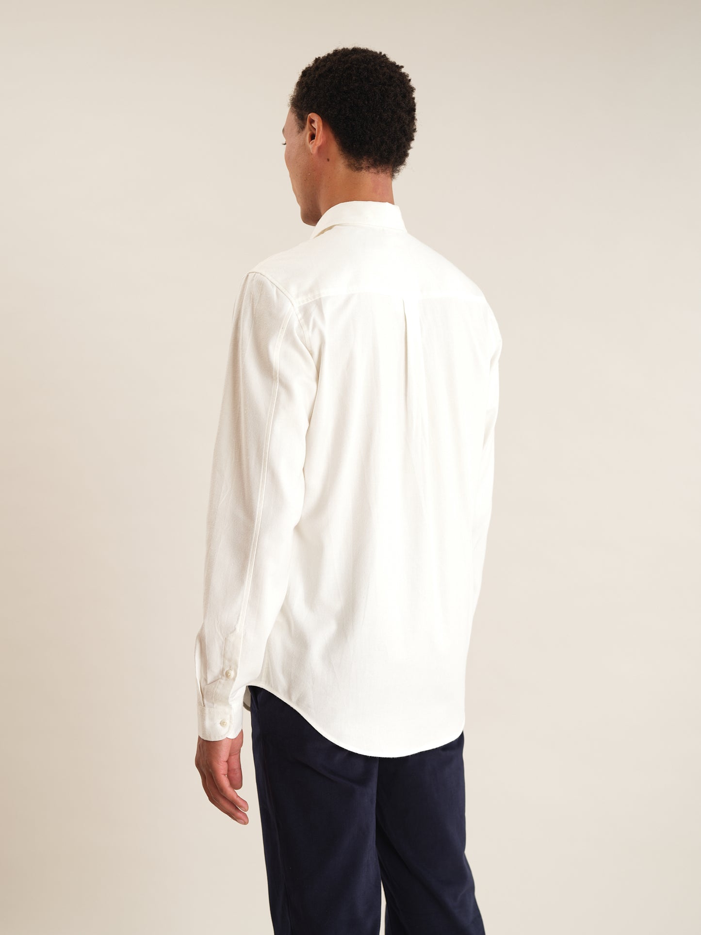 Cream Cotton Cashmere Shirt