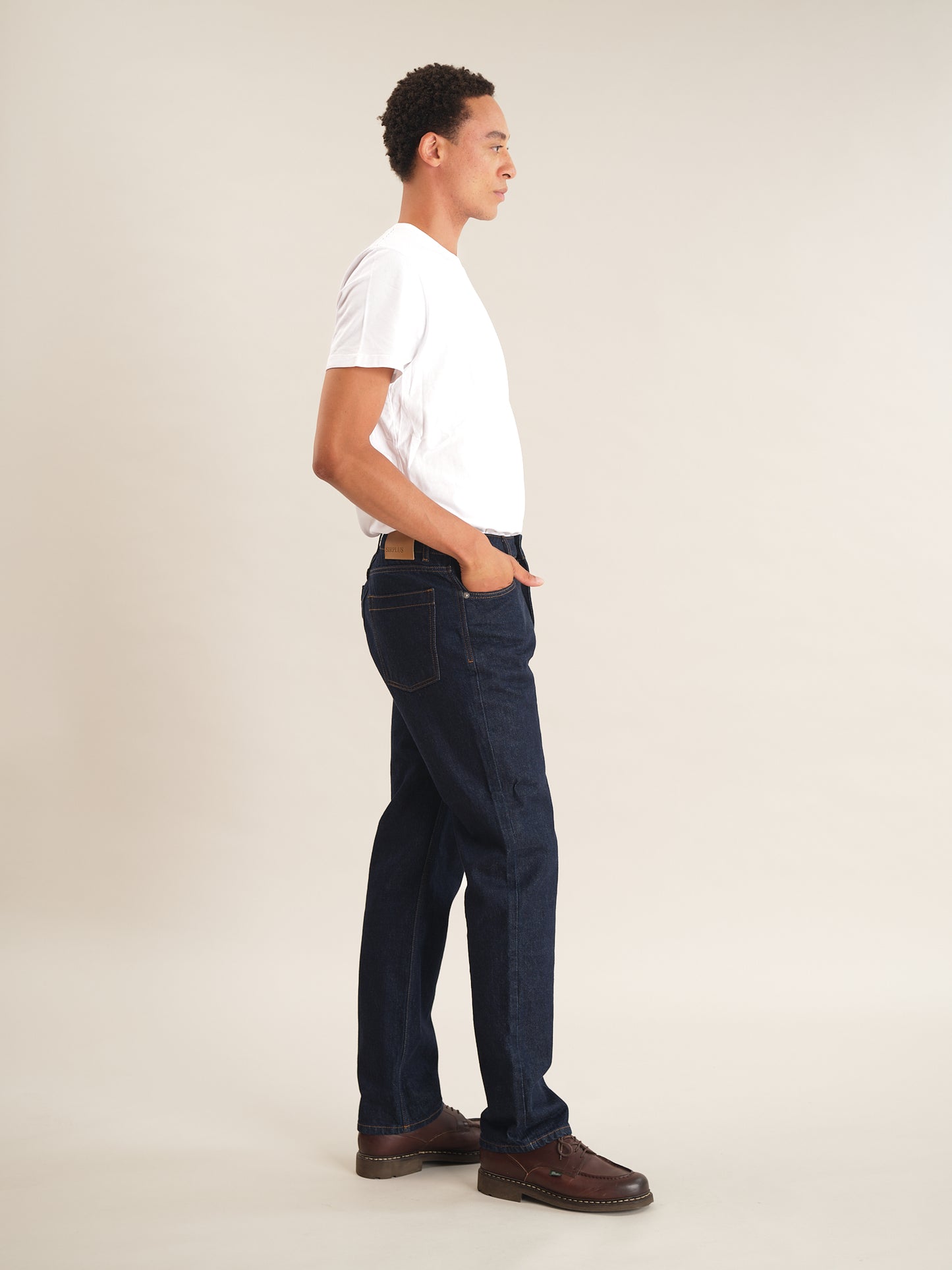 Indigo Straight Leg Jeans