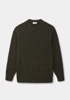 Thicket Green Donegal Jumper, Knitwear - SIRPLUS