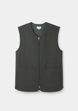 Thyme Boucle Wool Gilet by SIRPLUS