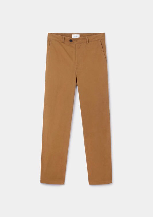 Tobacco Cotton Twill Chinos, Chinos - SIRPLUS
