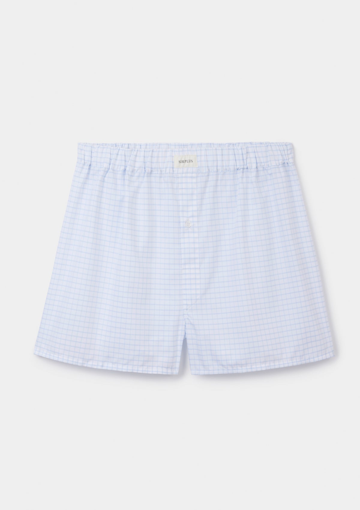 Blue Graph Check Boxer Shorts, Boxer Shorts - SIRPLUS