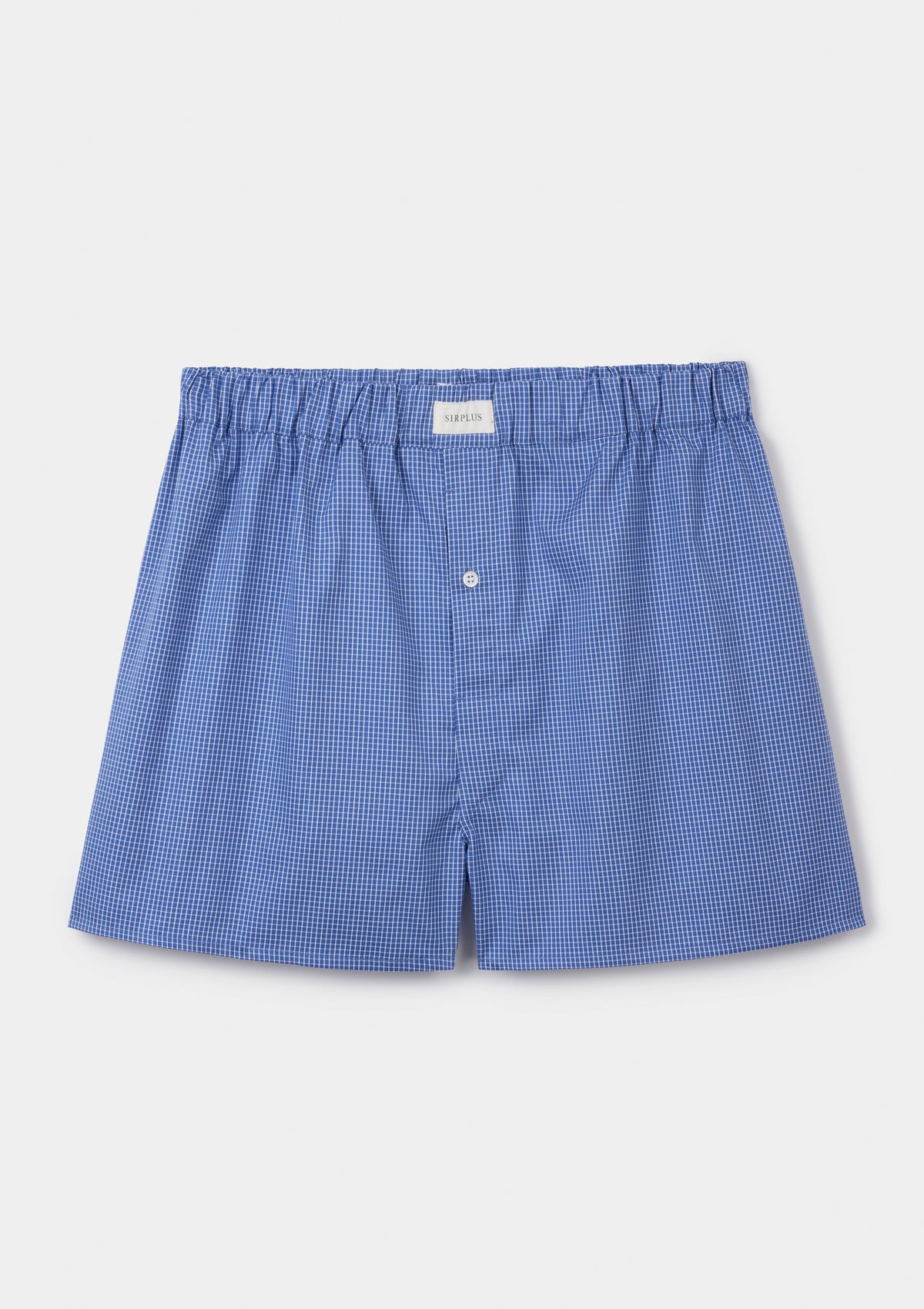 White Windowpane Check Boxer Shorts, Boxer Shorts - SIRPLUS
