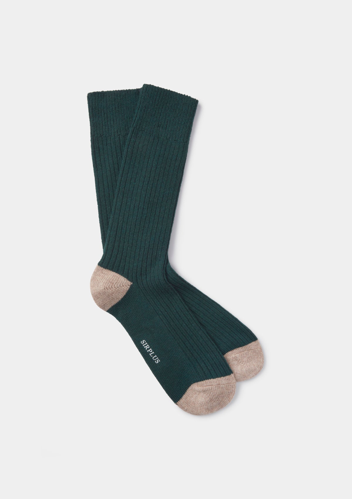 Emerald Green Wool Cashmere Blend Socks, Socks - SIRPLUS