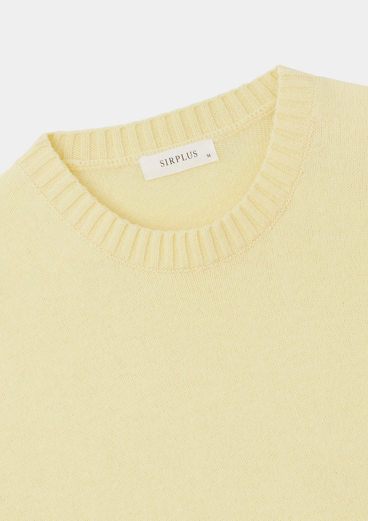 Vanilla Lambswool Crew Neck Jumper