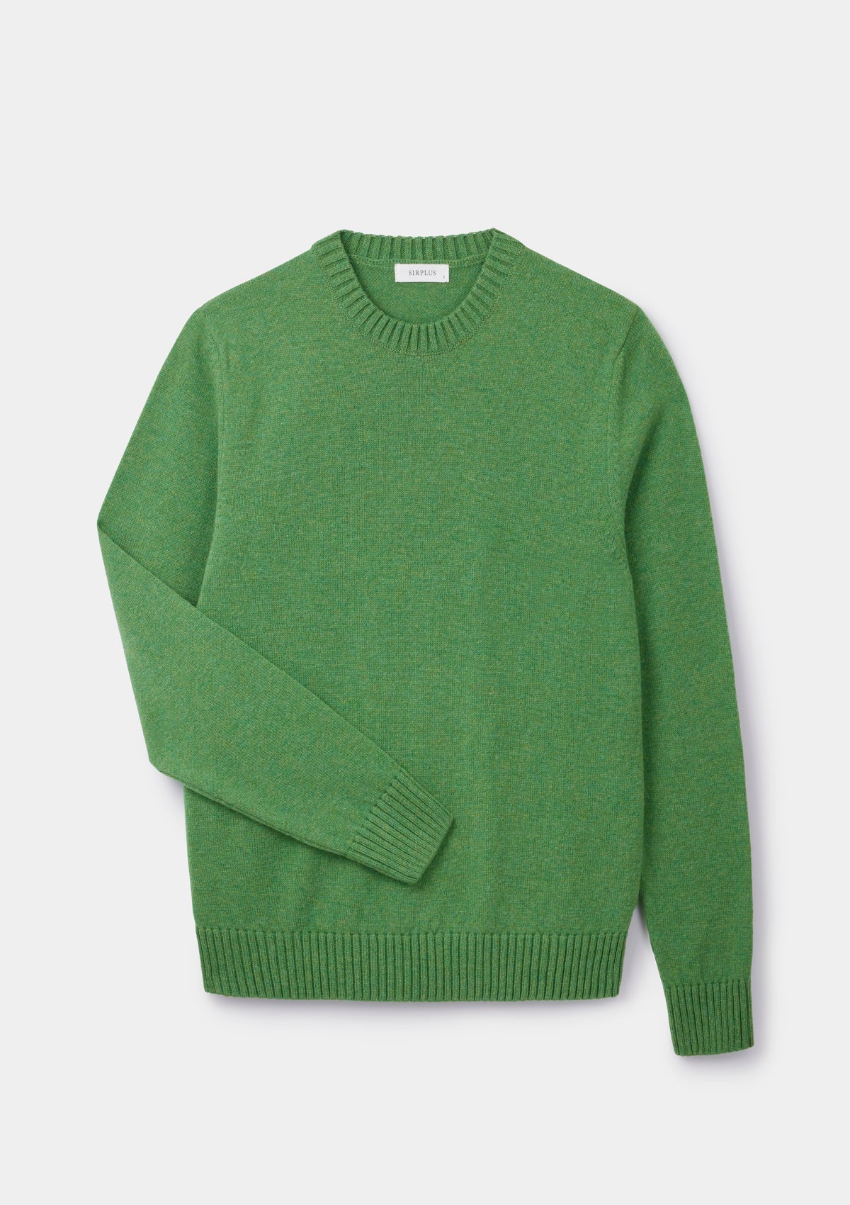 Watercress Lambswool Crew Neck Jumper
