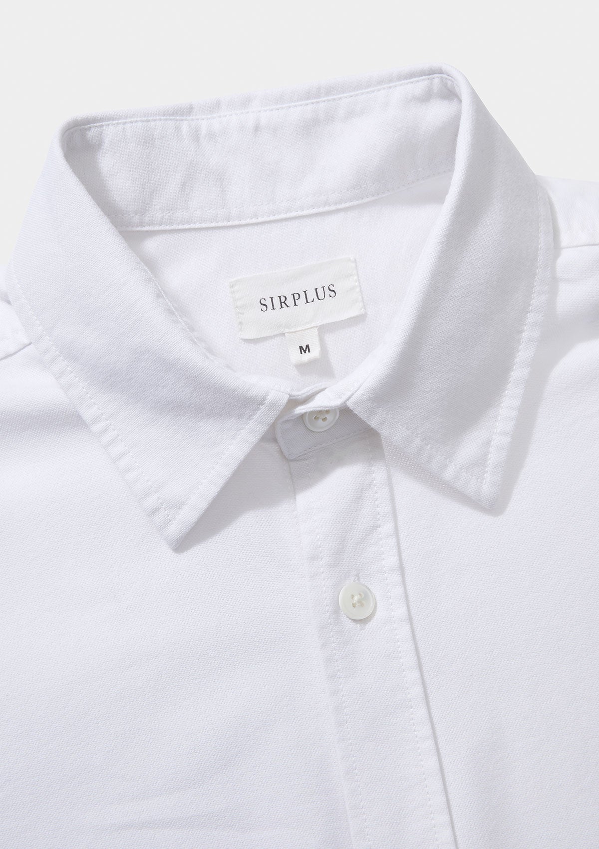 White Oxford Shirt, Collar Shirt - SIRPLUS