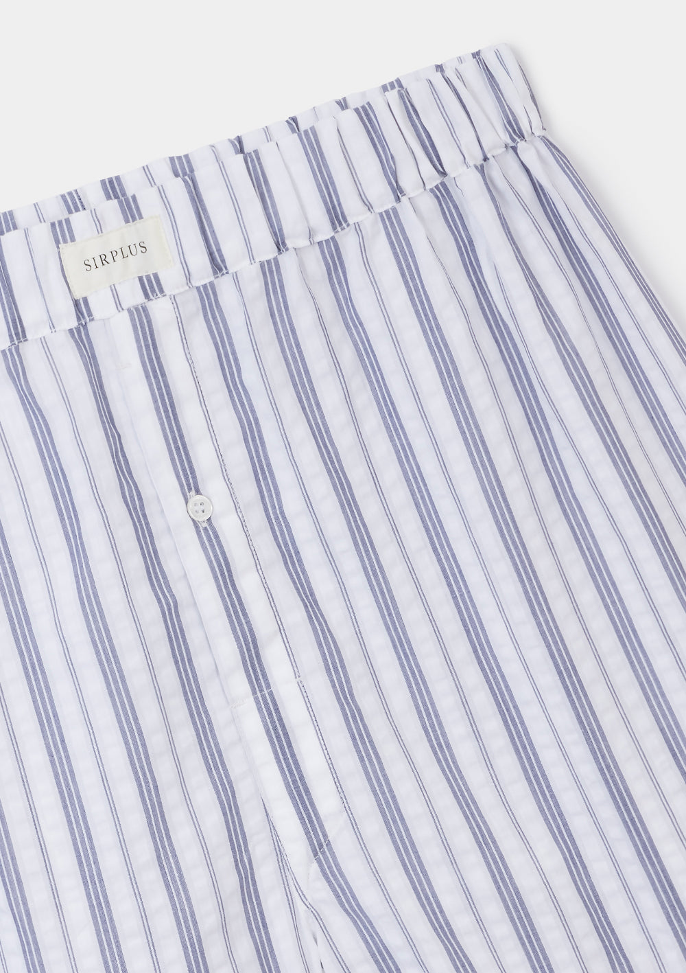 White Seersucker Stripe Boxer Shorts, Boxer Shorts - SIRPLUS