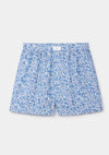Blue Blossom Boxer Shorts-Made with Liberty Fabric