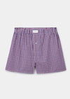 Dapper Check Cotton Boxer Shorts