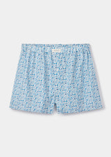 Bauhaus Blue Boxer Shorts - Made with Liberty Fabric, Boxer Shorts - SIRPLUS